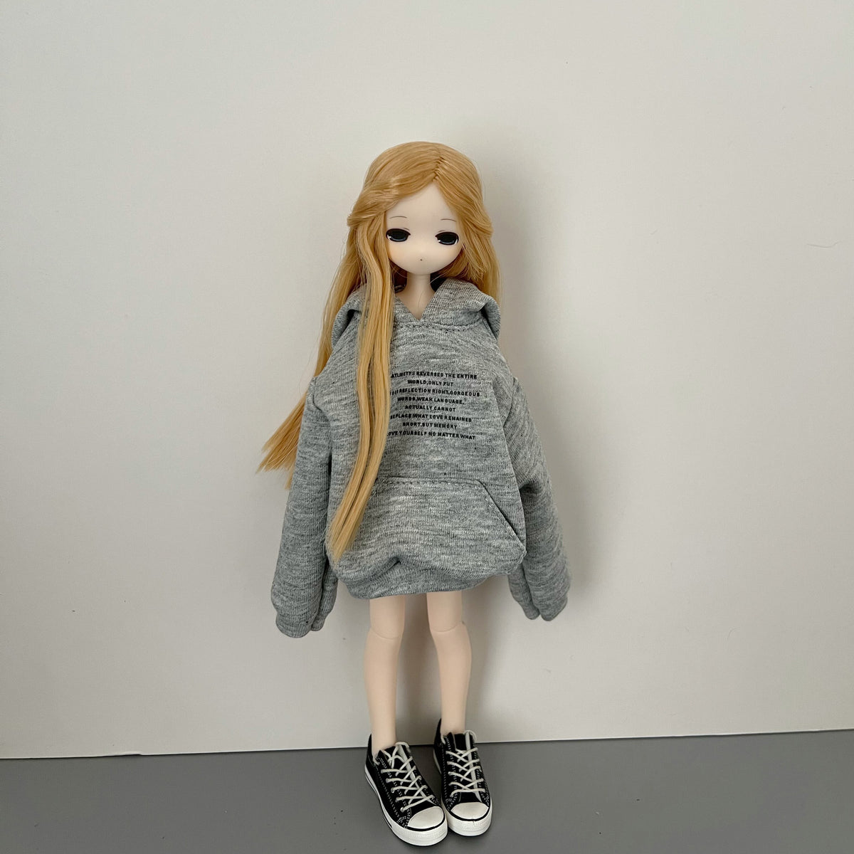 BJD591 30 Days Preorder Suitable for OB22, OB24, BJD, Blythe, Azone Doll | Printed Oversized Hoodie Doll Outfit, Casual Classic Style, Worldwide Shipping, New Arrival, Please Check Bio Before Order