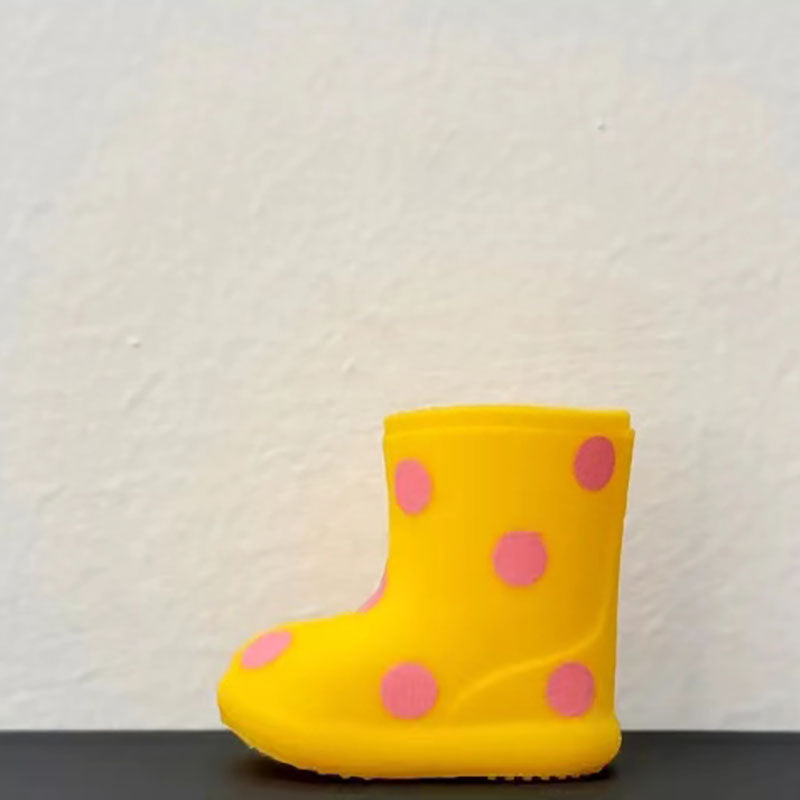 BJD478 [PRE‑ORDER 30 Working Days] Clear Color Polka‑Dot Rain Boots for OB22 OB24 BJD Blythe Doll, Original Design Customizable Doll Footwear