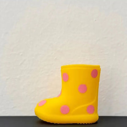 BJD478 [PRE‑ORDER 30 Working Days] Clear Color Polka‑Dot Rain Boots for OB22 OB24 BJD Blythe Doll, Original Design Customizable Doll Footwear