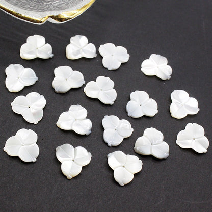 X2426 15/18/20mm mother-of-pearl powder shell five-petal cherry blossom DIY handmade bracelet, necklace, hairpin, hair accessory, clothing accessory, jewelry component material