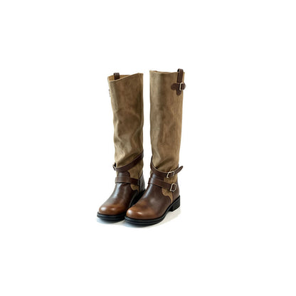 BJD575 30 Days Pre‑order  Handmade Micro Buckle Knee-High Doll Boots, Resin Clay & Fabric Spliced Shoes, Fits OB22 OB24 BJD Blythe Azone Dolls, Removable, Classic Style, Worldwide Shipping, Custom Orders Available