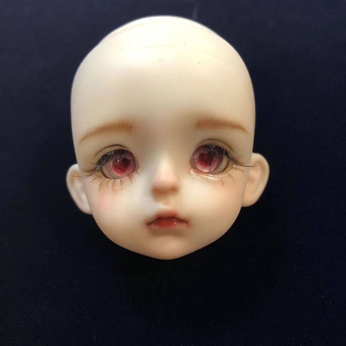 BJD611 20 Days Pre‑order  Suitable for supermodel body is an MJD Doll | 1/6 Hand Painted Makeup Doll Head, Vinyl Realistic Finished Head, Openable Cap with 10mm Eyes for MJD, In Stock, Worldwide Shipping