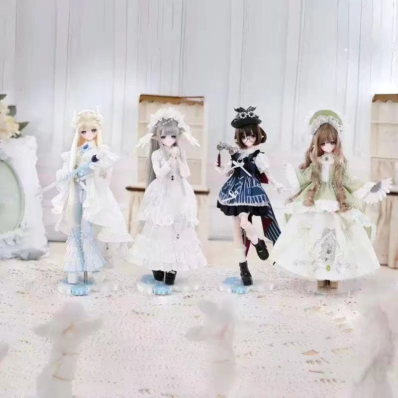 BJD610 20 Days Pre‑order  Mitian BJD Blind Box, No-Makeup Doll Head, Compatible with Style 2# Doll Body, Shoes Interchangeable with OB24 & OB22, Supermodel MJD for Beginner Doll Collectors, In Stock Doll Clothes & Shoes