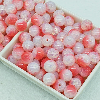 TK1 10pcs 10mm Jade Fragrance Chinese-style gold-embossed glass bead string, handmade DIY accessory material diyworldkit1