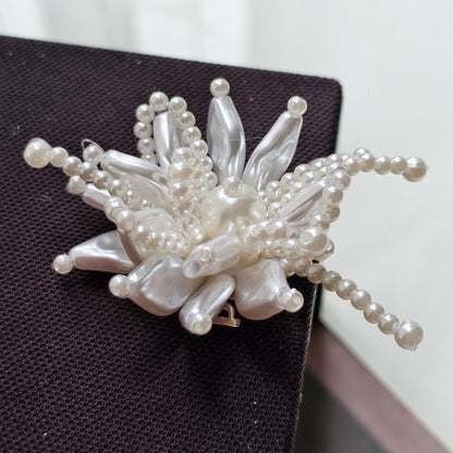 X2441 Pearl Sequins & Handmade Flower Applique Decorative Charms | DIY Bracelets Necklaces Earrings Hair Clips Clothing Bag Accessories