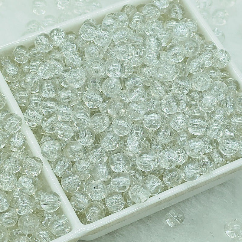 TK1 10pcs 10mm Jade Fragrance Chinese-style gold-embossed glass bead string, handmade DIY accessory material diyworldkit1