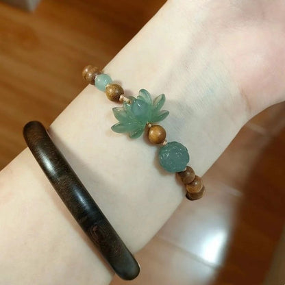 TK43 2pcs New Chinese resin imitation jade lotus double-about three DIY handmade necklace white jade jewelry pendant accessory