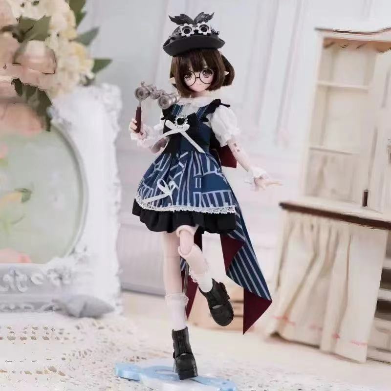BJD610 20 Days Pre‑order  Mitian BJD Blind Box, No-Makeup Doll Head, Compatible with Style 2# Doll Body, Shoes Interchangeable with OB24 & OB22, Supermodel MJD for Beginner Doll Collectors, In Stock Doll Clothes & Shoes