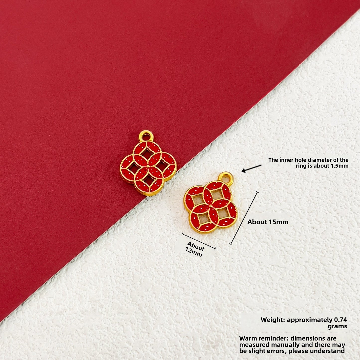 X2299 Copper Alloy Matte Gold Plated Charms, Auspicious Cloud, Fortune Bag & Guardian Lion Shapes, Straight Hole Pendants for DIY Bracelet Necklace Beading Accessories