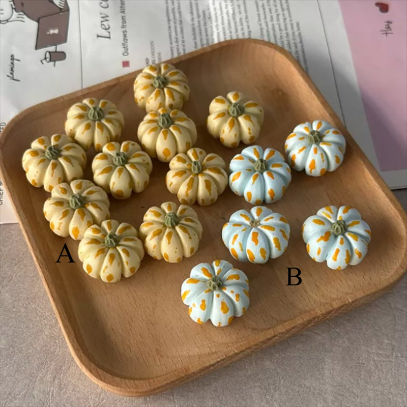 BJD481 30 Days Pre-order Price is for 1 pumpkin only Cute Mini Pumpkin Figurine, Handmade Resin Miniature Food, Dollhouse Decor Photo Prop, Realistic Tiny Ornament, Custom Order Available