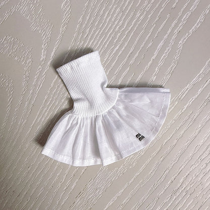 BJD576 30 Days Preorder Suitable for OB22, OB24, BJD, Blythe, Azone doll | Knitted Tube Top Puff Dress, Casual Classic Style, Worldwide Shipping