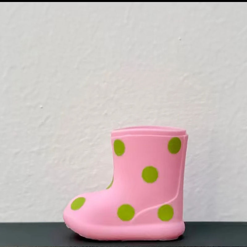 BJD478 [PRE‑ORDER 30 Working Days] Clear Color Polka‑Dot Rain Boots for OB22 OB24 BJD Blythe Doll, Original Design Customizable Doll Footwear
