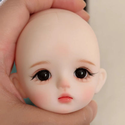 BJD611 20 Days Pre‑order  Suitable for supermodel body is an MJD Doll | 1/6 Hand Painted Makeup Doll Head, Vinyl Realistic Finished Head, Openable Cap with 10mm Eyes for MJD, In Stock, Worldwide Shipping