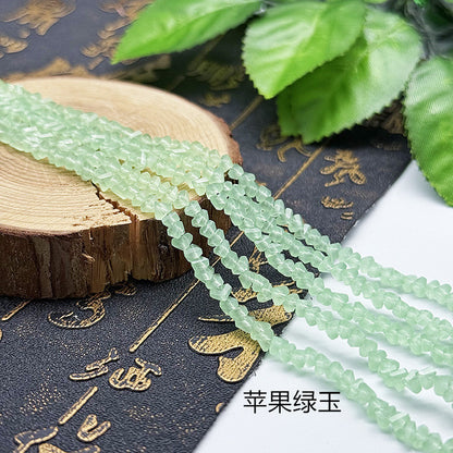 about 85/125pcs Irregular irregularly-shaped triangular faceted diamonds, colored crystal, glass, string beads, DIY bracelet, necklace, bead threading, loose bead, DIY decorative lighting accessory, bracelet, necklace, earrings, accessory materials