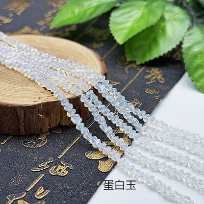 about 85/125pcs Irregular irregularly-shaped triangular faceted diamonds, colored crystal, glass, string beads, DIY bracelet, necklace, bead threading, loose bead, DIY decorative lighting accessory, bracelet, necklace, earrings, accessory materials