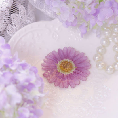 X2326 Margaret Pressed Dried Flowers Glue Dipped Semi-Finished Floral Materials for DIY Brooch Bracelet Necklace Earrings