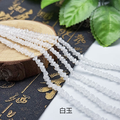 about 85/125pcs Irregular irregularly-shaped triangular faceted diamonds, colored crystal, glass, string beads, DIY bracelet, necklace, bead threading, loose bead, DIY decorative lighting accessory, bracelet, necklace, earrings, accessory materials