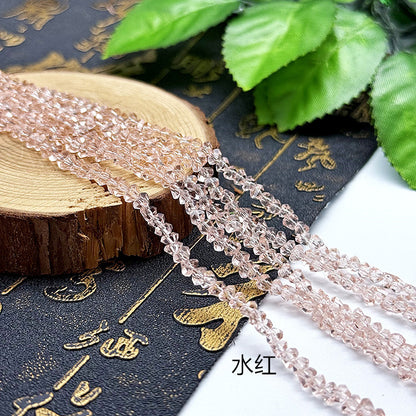 about 85/125pcs Irregular irregularly-shaped triangular faceted diamonds, colored crystal, glass, string beads, DIY bracelet, necklace, bead threading, loose bead, DIY decorative lighting accessory, bracelet, necklace, earrings, accessory materials