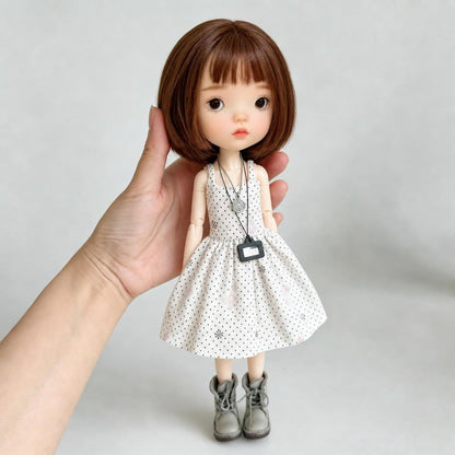TKA3 Preppy Casual Long Strap Dress for 1/6 Fashion Doll Fits OB22 OZ | 30 Working Days Pre-order