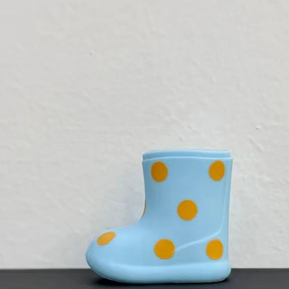 BJD478 [PRE‑ORDER 30 Working Days] Clear Color Polka‑Dot Rain Boots for OB22 OB24 BJD Blythe Doll, Original Design Customizable Doll Footwear