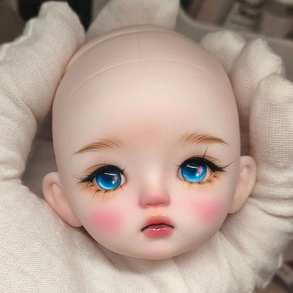 BJD611 20 Days Pre‑order  Suitable for supermodel body is an MJD Doll | 1/6 Hand Painted Makeup Doll Head, Vinyl Realistic Finished Head, Openable Cap with 10mm Eyes for MJD, In Stock, Worldwide Shipping