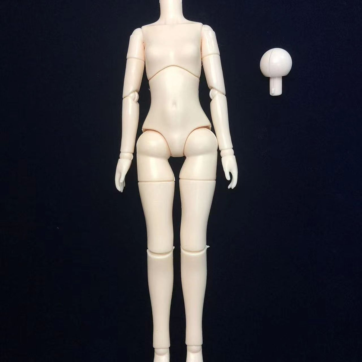 BJD610 20 Days Pre‑order  Mitian BJD Blind Box, No-Makeup Doll Head, Compatible with Style 2# Doll Body, Shoes Interchangeable with OB24 & OB22, Supermodel MJD for Beginner Doll Collectors, In Stock Doll Clothes & Shoes