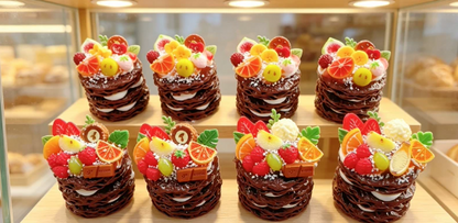 BJD482 30 Days Pre-order Price is for 1 pumpkin only Chocolate Mille-Feuille Resin Figurine, Creamy Chocolate Filling, Crispy Mini Pastry, Handmade Resin Miniature Food, Dollhouse Decor Photo Prop, Custom Order Available