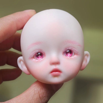 BJD611 20 Days Pre‑order  Suitable for supermodel body is an MJD Doll | 1/6 Hand Painted Makeup Doll Head, Vinyl Realistic Finished Head, Openable Cap with 10mm Eyes for MJD, In Stock, Worldwide Shipping